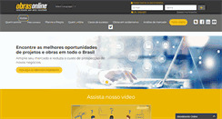 Desktop Screenshot of obrasonline.com.br